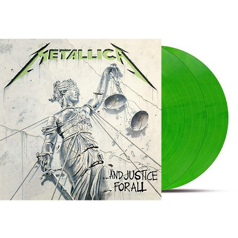 METALLICA - ...AND JUSTICE FOR ALL LIMITED COLOURED VINYL LTD 2LP.